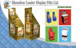 Paper Standing Wine Corrugated Dump Bin Display for Retail Stores