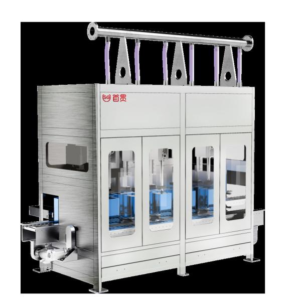 Cheap Compact Lube Oil Filler 1-10 Tons/Hour Capacity 380V Voltage 25L Lube Oil Filling Production Line for sale