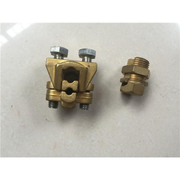 Uncoated Surface Copper Cable Clamps With High Strength Copper - Alloy Body