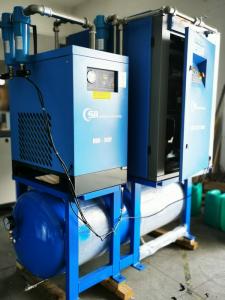 China Double Stage Horizontal Air Compressor / OEM Oil Free Air Compressor  on sale