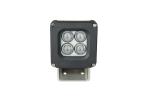 Black Anodize CNC Parts LED light Housing With Heat Sink