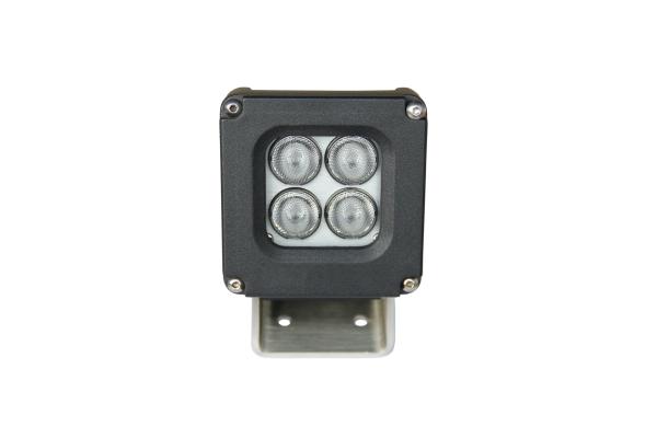 Cheap Black Anodize CNC Parts LED light Housing With Heat Sink for sale