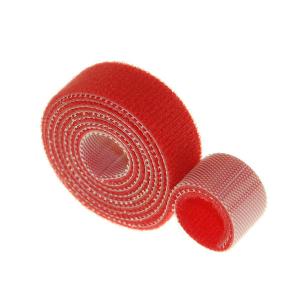 Best Red Back To Back , Fasten Loop And Hook Tape 25MM wholesale