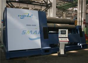 High Efficiency Roll Plate Bending Machine Human Machine Interface Intelligent Operation