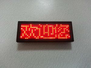 Best Multi-language Mini LED name badge in Red color wholesale