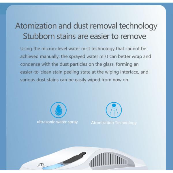 App-Controlled Electric Wet and Dry Window Cleaning Robot with Silk Screen Printing Logo