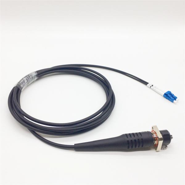 ODC to LC Fiber Patch Cord Dust Proof , 2 Core Armoured Fiber Optic patch cable Gyfjh