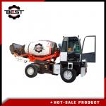 3 cubic meters heavy weight self loading concrete mixer truck for sale