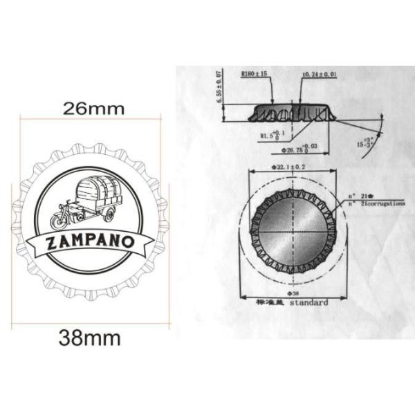 Manufacturer Free Samples 26mm Crown Ring Caps Ring Pull Bottle Cap