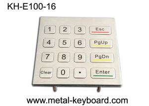 China IP65 Number Anti Vandal Metal Keypad Kiosk Panel Mount Keypad Outdoor on sale