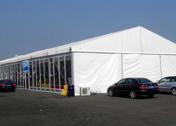 Cheap Glass Walls Outside Party Tents Wedding , Glass Doors Amusement Park Tent for sale