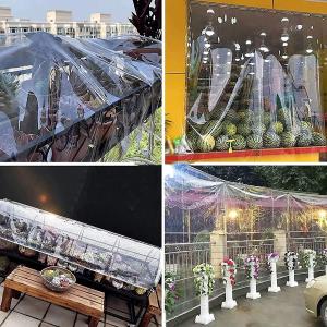 Waterproof UV Resistant Heavy Duty Pvc Transparent Film Vinyl Tarpaulin Cover