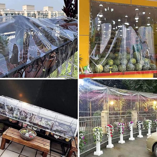 Cheap Waterproof UV Resistant Heavy Duty Pvc Transparent Film Vinyl Tarpaulin Cover for sale