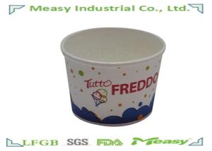 China Healthy Disposable Paper Ice Cream Cups with Transparent Dome Lid on sale