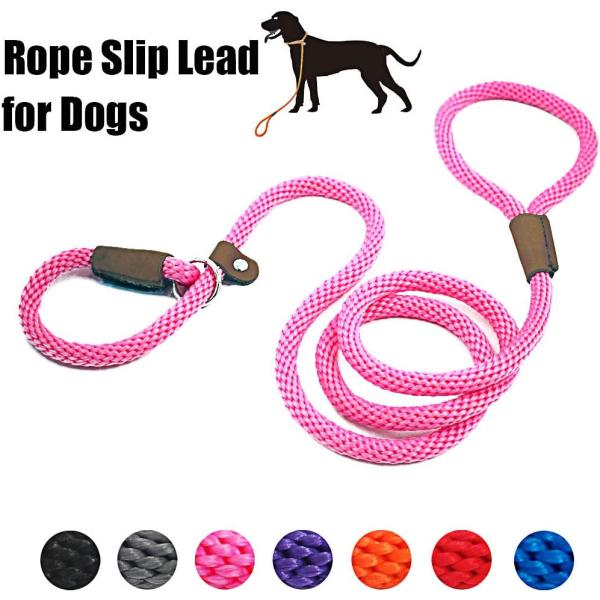No Pull Dog Training Leash Strong Heavy Duty Braided Rope For Medium Large Dogs