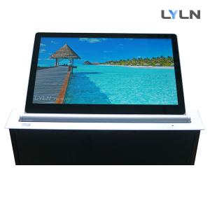 Aluminium Alloy Big Tilt Angle Retractable Monitor RS232 IPS Full View 1.8mm Thick