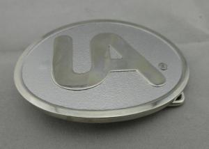 China Mat - Gold, Mat - Nickel / Gold Plated UA Belt Buckle / Custom Made Buckles without Enamel on sale