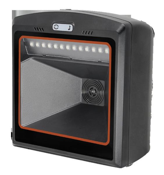 Cheap 4mil 1280x1024 Handsfree Barcode Scanner 1D 2D QR Reader 210mA For Supermarket for sale
