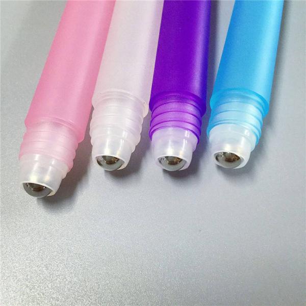 Frosted 10ml Empty Roll On Bottle Plastic Deodorant Perfume Oil Roller Ball Bottles