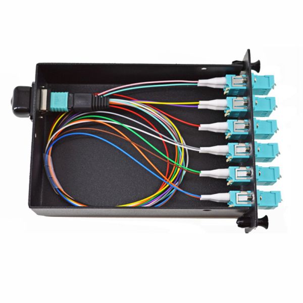 12 24 Core MTP MPO Cassette Module For Fiber Optic Patch Panel