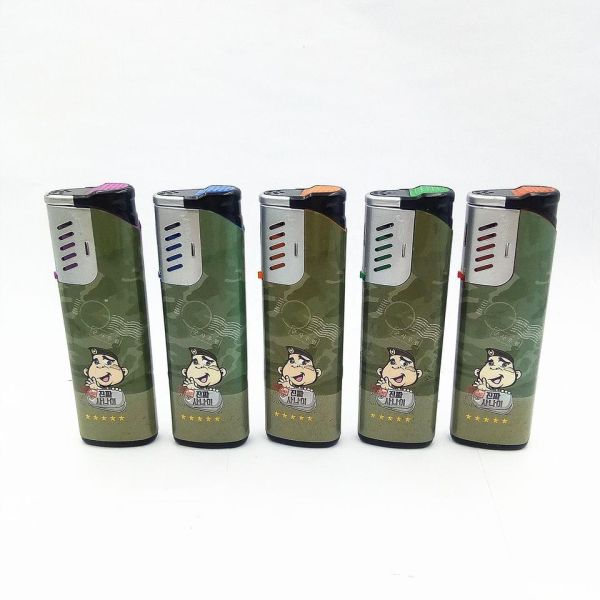 EUR Standard Windproof Electric Lighter with Custom Logo Design Model NO. DY-F001