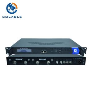 Best 4 HD SDI To QAM DVB C Encoder Modulator , H 264 SDI To RF Hd Encodulator wholesale