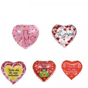 Best Wholesal New Type 18 inch heart-shaped Spanish Foil Balloons Party Decoration Festival Mothers