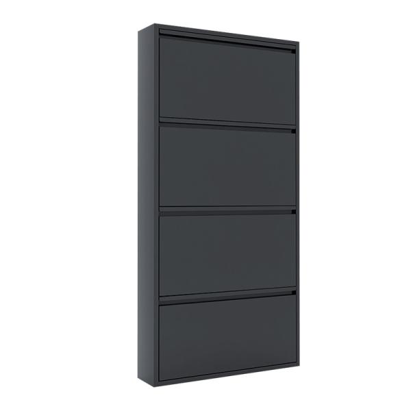 Cheap Wall Mounted Metal Shoe Cabinet Home Storage Footwear Cupboard for sale