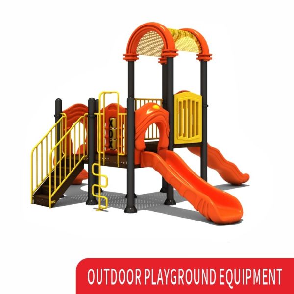 Amusement Equipment Plastic Slide Outdoor Playground Custom Swing Set Kids