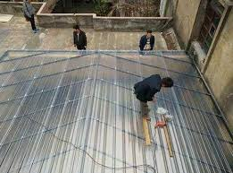 Colorful FRP Daylighting Tile High Light Transmittance Thermal And Sound Insulation