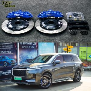 Front Big Brake Kit 6 Piston Caliper With 378*32 Mm Rotor BBK Auto Brake System For Li Auto One 20 Inch Car Rim