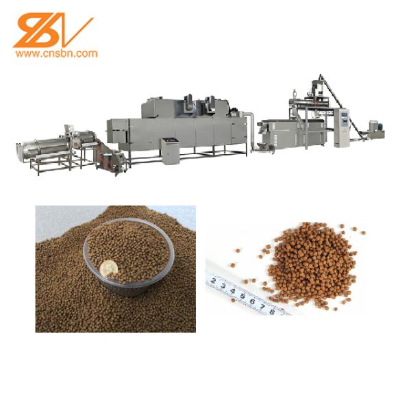 4TPH 5TPH Floating Fish Feed Extruder Machine With Double Screw