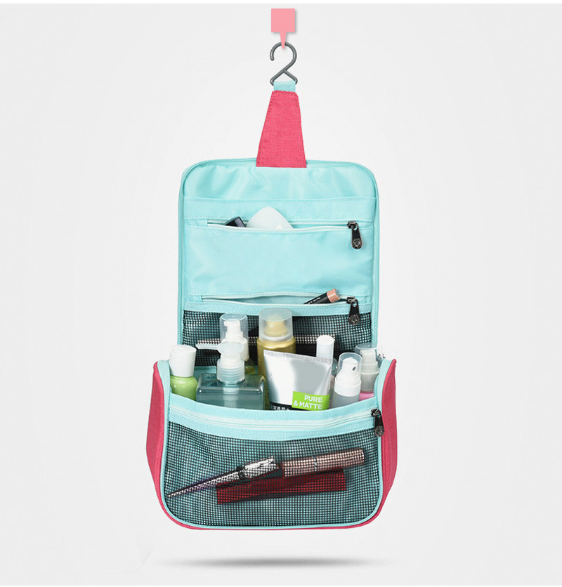 Waterproof Oxford Hanging Cosmetic Bag Makeup Tote Bag For Women