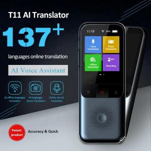 Best Translator Machine 137 Languages WIFI T11 Portable Smart Voice Translator wholesale