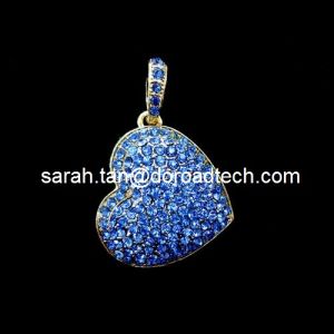 Best Heart Shaped Jewelry Pendant USB Flash Drives wholesale