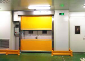 Best Operating 1.2mm Yellow Speed Roll Up Door Industrial wholesale
