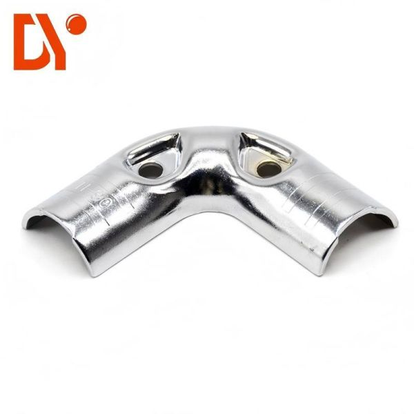 HJ-15 Chrome Plating Metal Joint Pipe Joints for Lean Pipe Racking System Pipe Connection Fittings