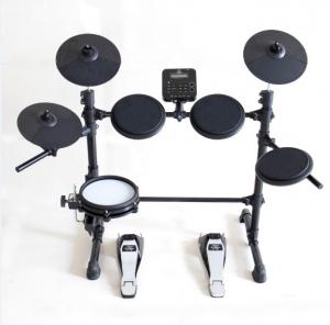 China T850 mesh head wooden digital drum set 9-piece electronic drum set percussion jazz constansa music drum set on sale