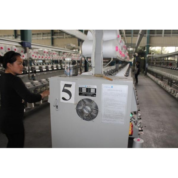 Semi Dull 100 Percent Polyester Knitting Yarn 20 / 2 20 / 3 High Strength Good Fastness