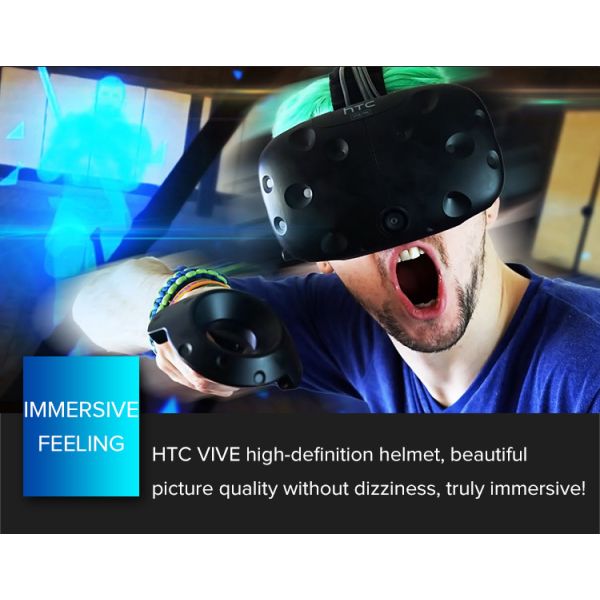 Shooting 9D VR Interactive Games Coins Operated Card Payment System For Park