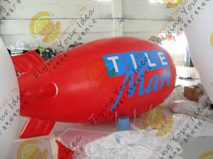 Best Durable Inflatable Helium Zeppelin , B1 Colorful Fireproof Inflatable Airship wholesale