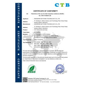 Shenzhen Natywish Technology Co., Ltd. Certifications