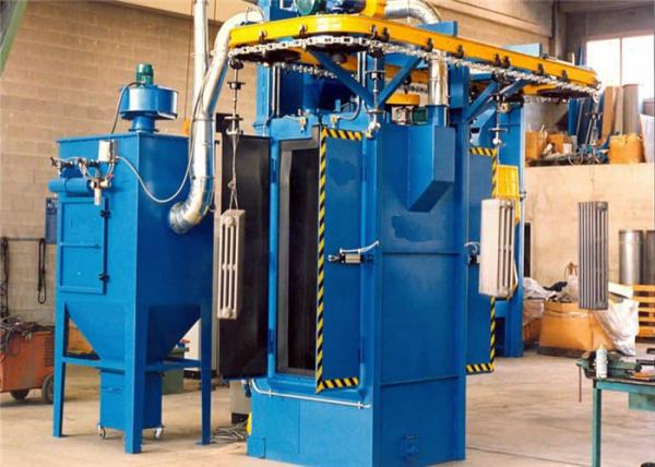 Cheap PLC Control Car Parts Auto Blasting Machine , Automatic Shot Blaster Hook Type for sale
