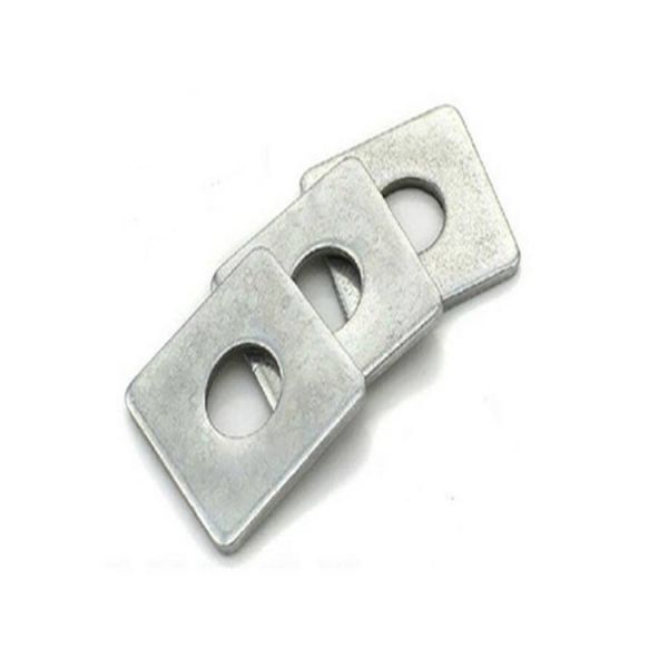 Metric Square Steel Washers , Industrial Galvanised Square Washers DIN 125
