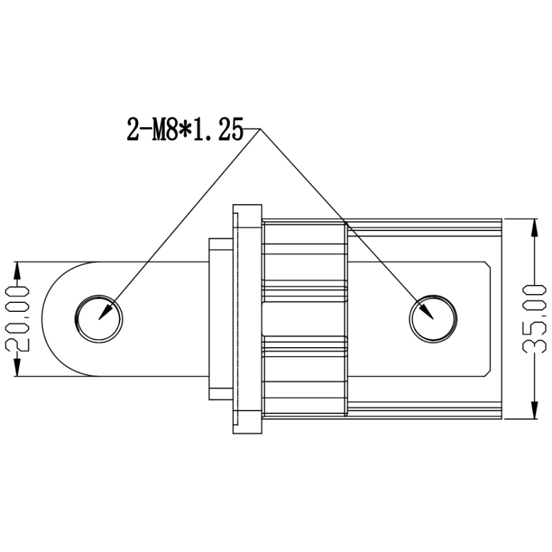 High-Current Terminal Connector — 250A Pluggable Terminal — ESS Connector