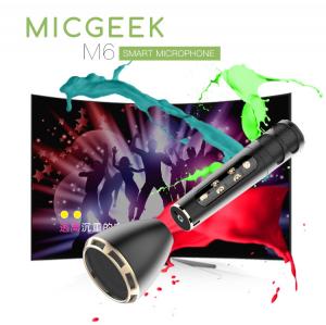 Best New Arrival Micgeek M6 Bluetooth Portable Speakers KTV Karaoke Wireless Microphone vs Tuxun Q7 & k068 wholesale