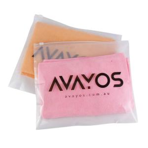 Best Custom Logo Frosted White Zip Lock Bags With Logo Packaging wholesale