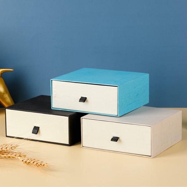Custom Logo BRACELETS Packaging Slide Drawer Paper Box with Customized Die Cut Design