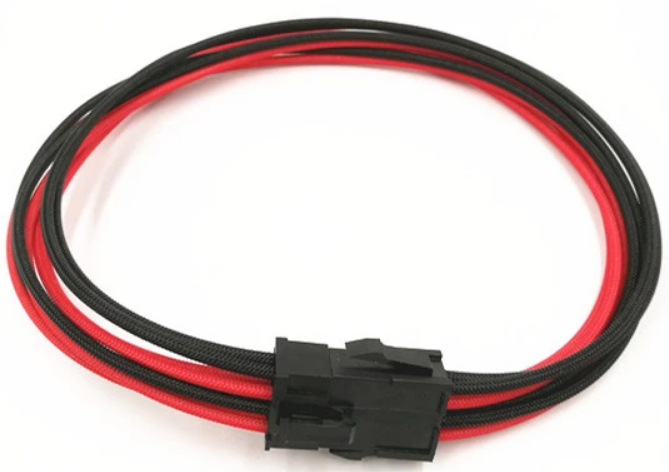 A complete set of ATX Motherboard Power extension Cable 18AWG 30CM Computer Cable