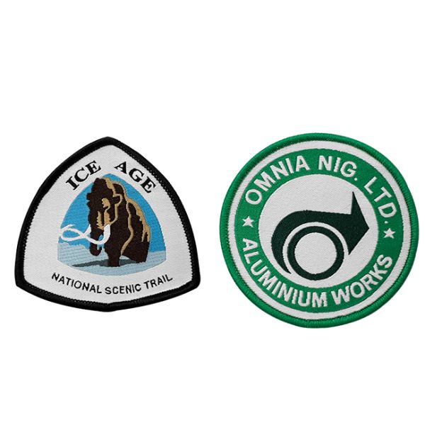 Iron On Woven Logo Patch Eco Friendly Handmade Adhesive Patches For Clothes